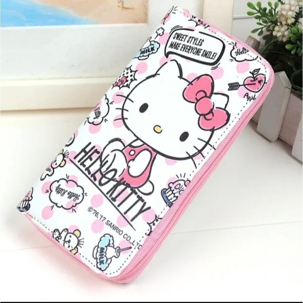 Hello Kitty White Zipper Wallet Brand new